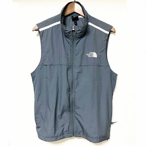 美品★THE NORTH FACE ノースフェイス★ナイロン ベスト★グレー メンズL ジャケット アウトドア 上着 キャンプ 登山 パタゴニア 