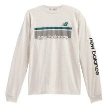 2023AW newbalance auralee L/S Tee Archive Graphic　ライトグレー_画像3