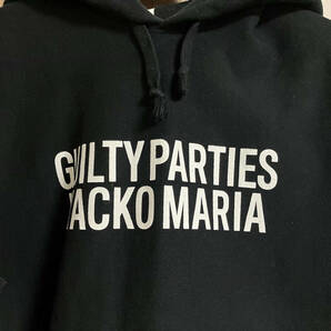 WACKO MARIA ワコマリア HEAVY WEIGHT PULLOVER HOODED SWEAT SHIRT L ブラックの画像4