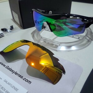 正規品 新品 偏光レンズ2枚付き OAKLEY RADARLOCK PATH オークリー レーダーロック パス Jade Ruby Polarized ポラライズド サングラスの画像5