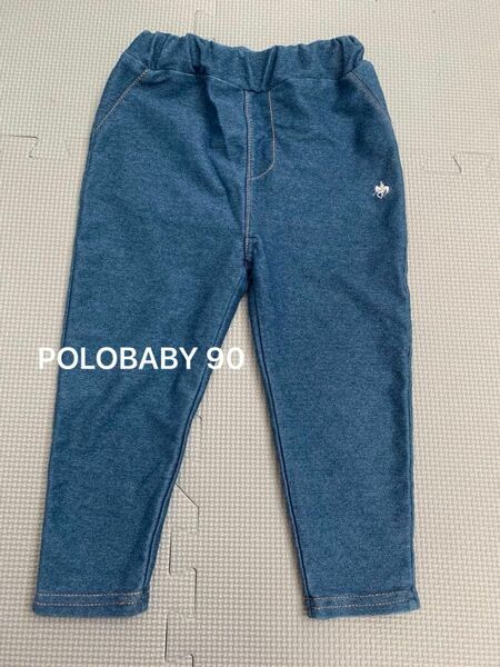 ポロベビー POLO baby 薄手デニム風パンツ 90cm