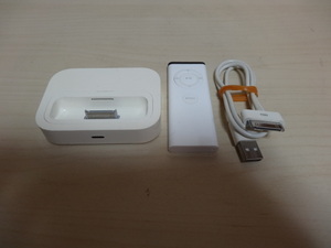 [送料無料 即決] Apple iPod Universal Dock A1371 Apple Remote A1156 USED 