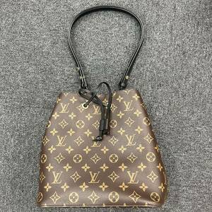 K3 【美品】LOUIS VUITTON ルイ・ヴィトンネオノエ M44020 ショルダーバッグ モノグラム/ノワール