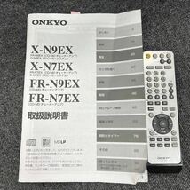 K3 ONKYO オンキョー FR-N9EX ミニコンポ オーディオ 2818-1 通電確認済み_画像4