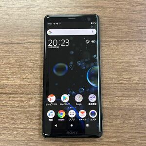 K3 Xperia XZ3 SOV39 ブラック SONY 通電確認済み