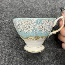 U3 ROYAL ALBERT ロイヤルアルバート カップ&ソーサ 2客セット BLUE キッチン用品_画像2