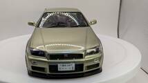 1/18 ソリド 日産 スカイライン R34 GT-R カスタム ローダウン 深リム NISSAN SKYLINE GTR 京商 _画像8