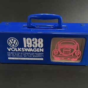 a0294 昭和レトロ カセットテープケース 収納ケース Volkswagen フォルクスワーゲン ラジカセの画像1