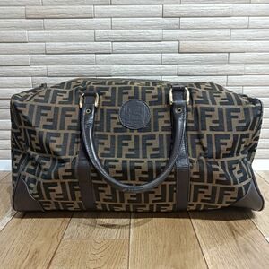 値下げ最終価格！FENDI フェンディ ズッカ柄 総柄 ボストンバッグ ハンドバッグ