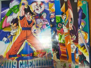 DRAGON BALL　ドラゴンボール　カレンダー　2009 1枚欠品　鳥山明　ポスター　当時物