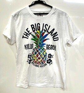 メンズ ウィルソン ウィリアムズ クルーネック プリント Tシャツ ホワイト M