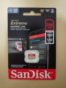 SanDisk microSDカード 256GB Extreme 未開封品