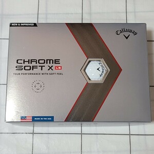 キャロウェイ CHROME SOFT X LS ホワイト 2022年モデル 1ダース