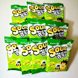 大人気 サワーワームグミ 80g 10袋セット 韓国菓子 韓国グミ