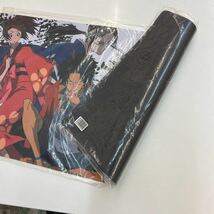 サムライチャンプルー　ラバープレイマット　3人ムゲン、フウ、ジン（背景白）/未開封新品、ファンディール、35×60cm、管理No.1557_画像4