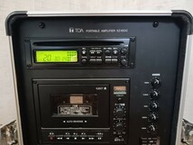 必見!!　TOA　トーア　ポータブルアンプ　KZ-65DC ワイヤレスチューナー　WTU-1820 2点　アルミケース　オーディオ　PA機器　ジャンク_画像3