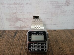 (6) 必見!!　希少　CASIO　カシオ　C-801 Calculator カリキュレーター　デジタルウォッチ　計算機　電卓　ビンテージ　時計　ジャンク