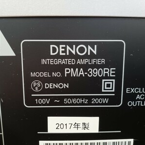 DENON デノン PMA-390RE プリメインアンプ オーディオ ステレオ デンオン アンプ 音響機器 機材 2017年製 現状品の画像7