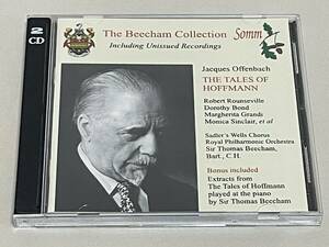 ２CD◇オッフェンバック: 歌劇「ホフマン物語」(英語歌唱) トーマス・ビーチャム　ロイヤル・フィルハーモニー管　S38