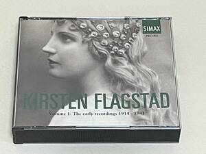 廃盤 SIMAX 3CD◇KIRSTEN FLAGSTAD キルステン・フラグスタート/THE EARLY RECORDINS 1914-1941◇S12
