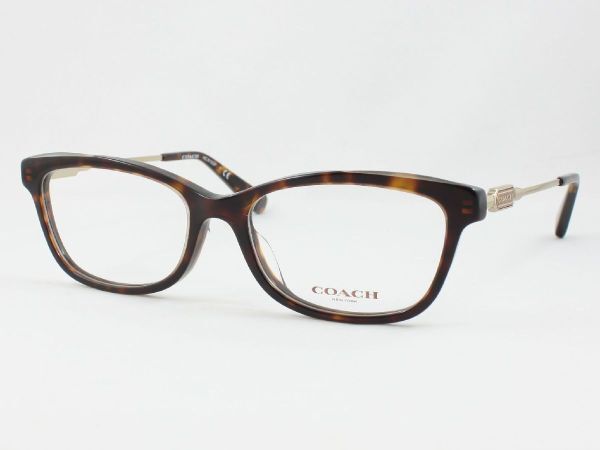 COACH コーチ メガネフレーム HC6163F-5120 度付き対応 近視 遠視 老眼鏡 遠近両用 正規品 スクエア レディース かわいい アジアンフィット