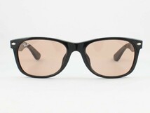 ケース茶 Ray-Ban レイバン RB2132F-601/4B 55サイズ サングラス NEW WAYFARER ニューウェイファーラー ブラック ライトブラウン 6014B_画像2