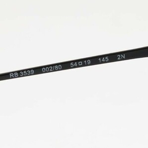 訳ありケースなし Ray-Ban レイバン RB3539-002/80 サングラス Erika metal エリカメタル ブラック ライトブルー 00280 エリカ ボストンの画像6