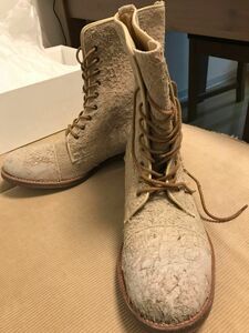 JOHNBULL SUEDE BOOTS ジョンブル　レースアップ　ミドル　スウェードブーツ レザー