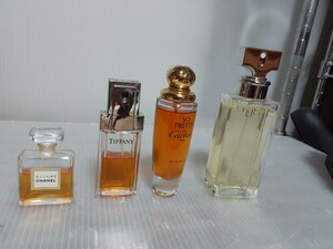 香水4 点chanel Tiffany Cartier Calvin Klein 8割以上中古美品もの、