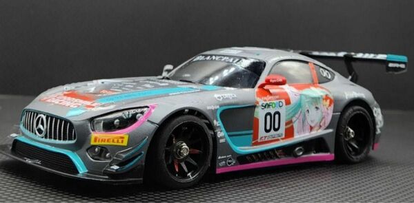 新品未開封　GL RACING メルセデス AMG GT3 初音ミク　塗装　ボディ　GL レーシング ASC 検索京商 ミニッツ 