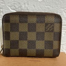 LOUIS VUITTON ルイヴィトン ダミエ コインケース 小銭入れ コインパース ジッピーコインパース _画像2