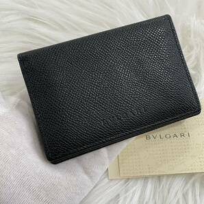 BVLGARI ブルガリ 名刺入れ カードケース カード入れ パスケース 定期入れ 極美品 未使用レベル品の画像1