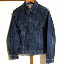 濃紺 70s Levis70505BIGEビッグE 実寸40 刻印521 リーバイス オリジナル ビンテージ / 3rd サード 557XX 501XX_画像2