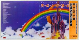 # Ricci -* black moa z* Rainbow (Ritchie Blackmore's Rainbow)l silver .. champion <LP 1975 year obi attaching * Japanese record >