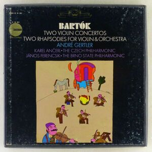 ■Andre Gertler(アンドレ・ジェルトレル)｜Bartok Two Violin Concertos/Two Rhapsodies For Violin & Orchestra＜LP2枚BOX 1967年 US盤＞