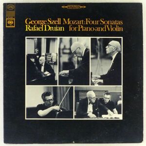 ■George Szell(ジョージ・セル) Rafael Druian(ラファエル・ドルイアン)｜Mozart: Four Sonatas for Piano and Violin ＜LP 1968年 US盤＞