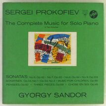 ■Gyorgy Sandor(ジェルジ・シャーンドル)｜Sergei Prokofiev The Complete Music for Solo Piano Volume II ＜LP3枚組BOX 1967年 US盤＞_画像1