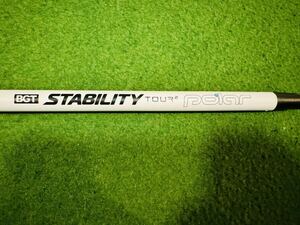 新品 スタビリティシャフト ポーラー ホワイト STABILITY polar tour2 White 新品 BGT チップ径370 9.4mm パター シャフト カスタム