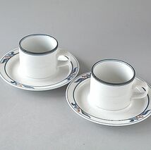 コーヒーカップソーサー 2客セット DANSK BISTRO 赤い実_画像6