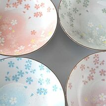 中鉢 4色4個セット 桜吹雪 豊里窯 取り鉢 とんすい_画像2