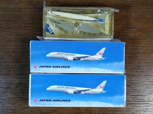 ANA ミニモデルプレーン B747 JAL 日本航空 プラモデル まとめてセット/飛行機/ノベルティ/ミニプラモデル/模型/全日空/現状品