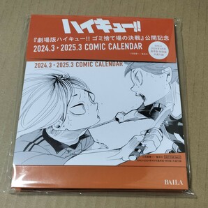 BAILA　バイラ　 2024年 04月号　集英社　付録　ハイキュー!!ゴミ捨て場の決戦　ハイキュー　コミックカレンダー　カレンダー