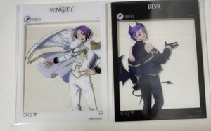 2点セット　御影玲王　玲王　ブルーロック　ファボテリア　クリアシート　ANGEL　DEVIL　エンジェル　デビル　天使　悪魔