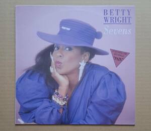 西ドイツ盤デフジャケLP◎Betty Wright『Sevens』33466 BCM Records 1990年 ベティ・ライト