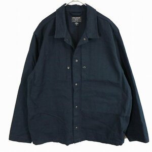 2000年代〜 USA製 FILSON フィルソン ジャケット ワーク ダック地 ネイビー (メンズ XXL) 中古 古着 O0150