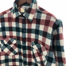 70年代 WOOLRICH ウールリッチ ウールシャツ トップス アメカジ ヴィンテージ チェック (メンズ XL) 中古 古着 P9755_画像5