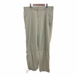 Columbia Colombia Нейлоновые брюки Bottoms Beather Camp Beige (Men's L) Используется и использовала одежду P9749