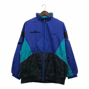 80-90年代 adidas アディダス ナイロン ジャケット アウター スポーツ ブルー (メンズ XXL) 中古 古着 P8329