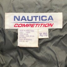 90年代 NAUTICA ノーティカ COMPETITION リップストップナイロン プルオーバー ジャケット アウター オレンジ (メンズ XL) 中古 古着 P9928_画像6