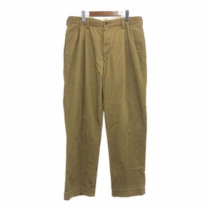 Polo by Ralph Lauren ラルフローレン HAMMOND PANT 2タック コーデュロイ ボトムス カジュアル ベージュ (メンズ 35/30) 中古 古着 P9869